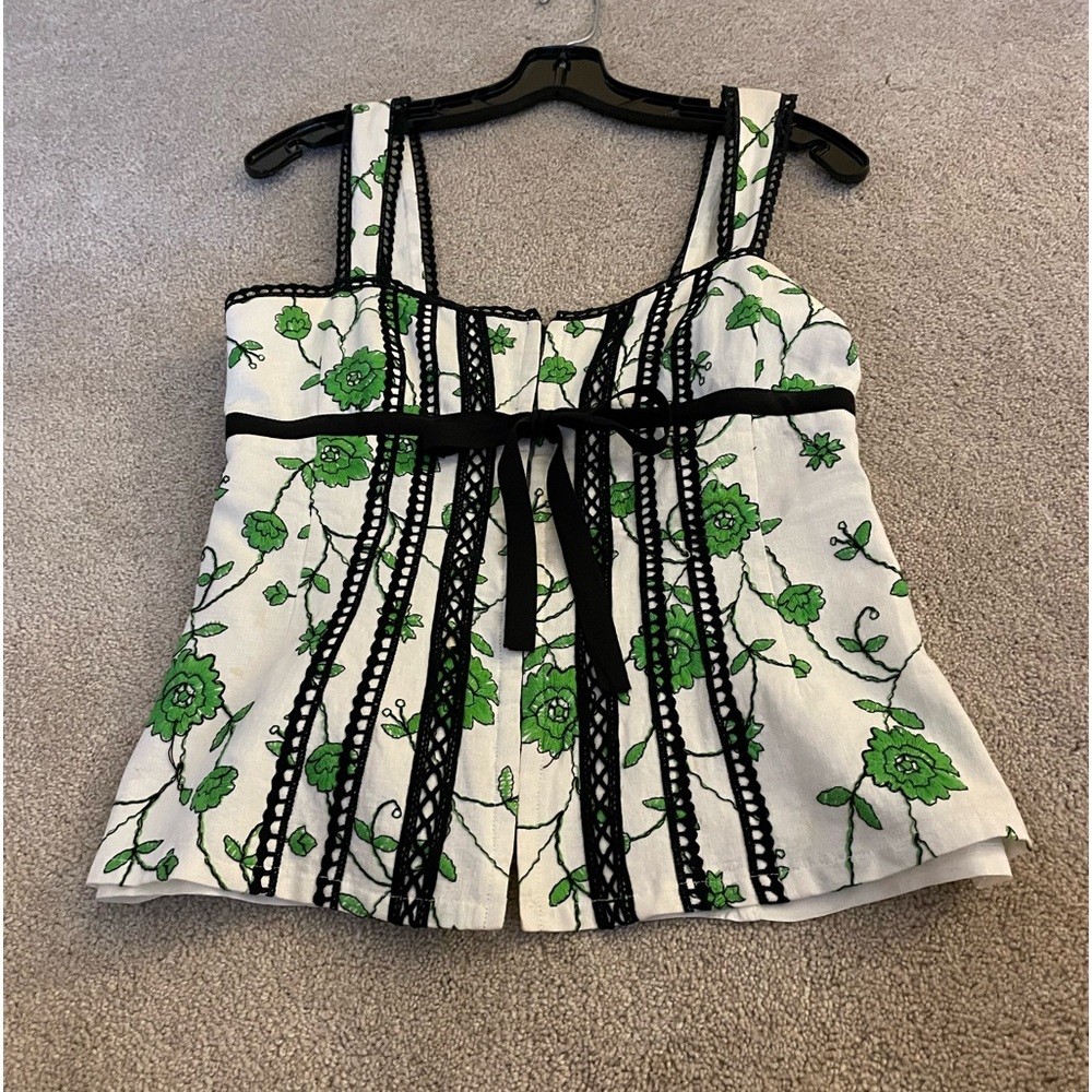 Vintage Nanette Lepore Corset Bustier Style Top